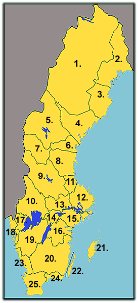 Sverige landskapsindelat