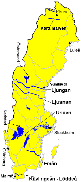 Ljungan, sportfiskeälv i Härjedalen, Jämtland och Medelpad